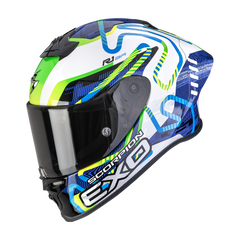 SCORPION KASK EXO-R1 II AIR CORNERING BK-GREEN