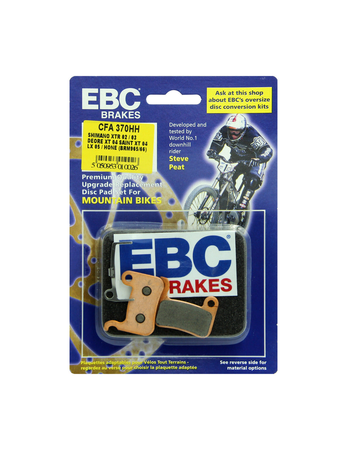CFA370HH - Klocki hamulcowe rowerowe (spiekane) EBC Brakes