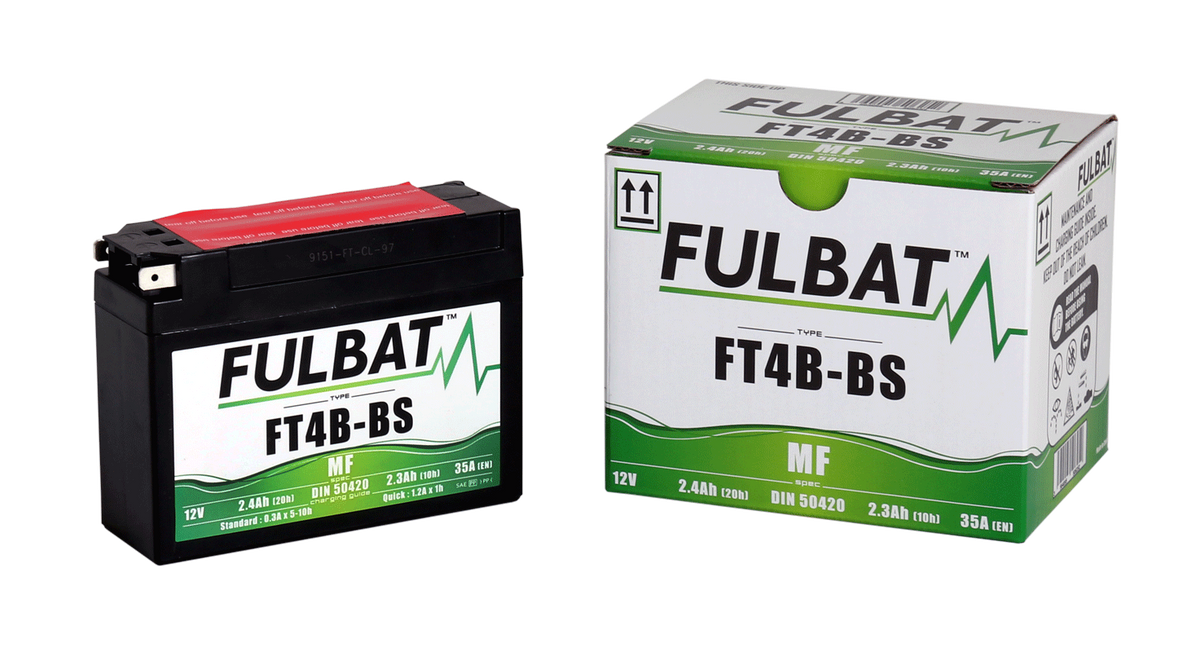 Akumulator FULBAT FUL MF - FT4B-BS / YT4B-BS (suchy, bezobsługowy, kwas w zestawie)