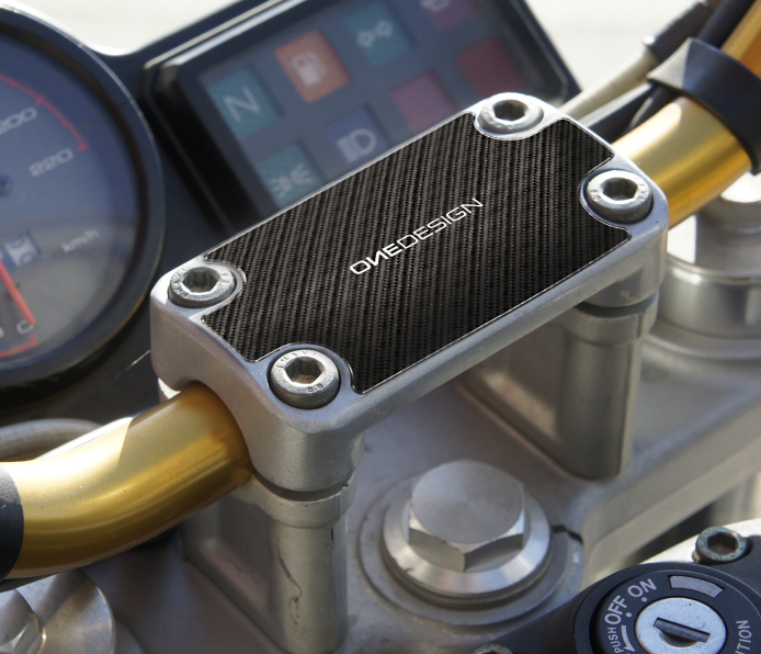 ONEDESIGN Naklejka na półkę kierownicy Ducati Monster