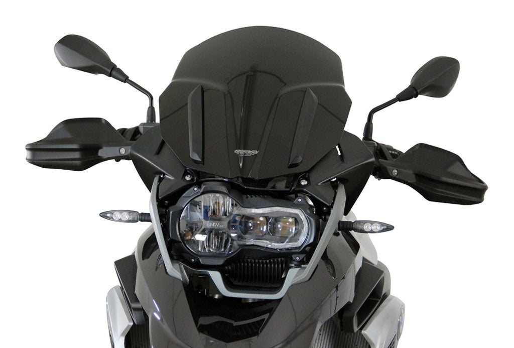 Szyba motocyklowa MRA BMW R 1200 GS RALLYE R12W 2017-, forma TM, czarna