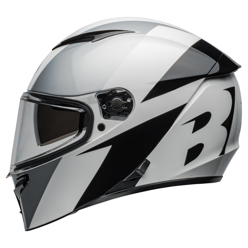 KASK MOTOCYKLOWY BELL LITHIUM ECE6 SHEAR SILVER WHITE