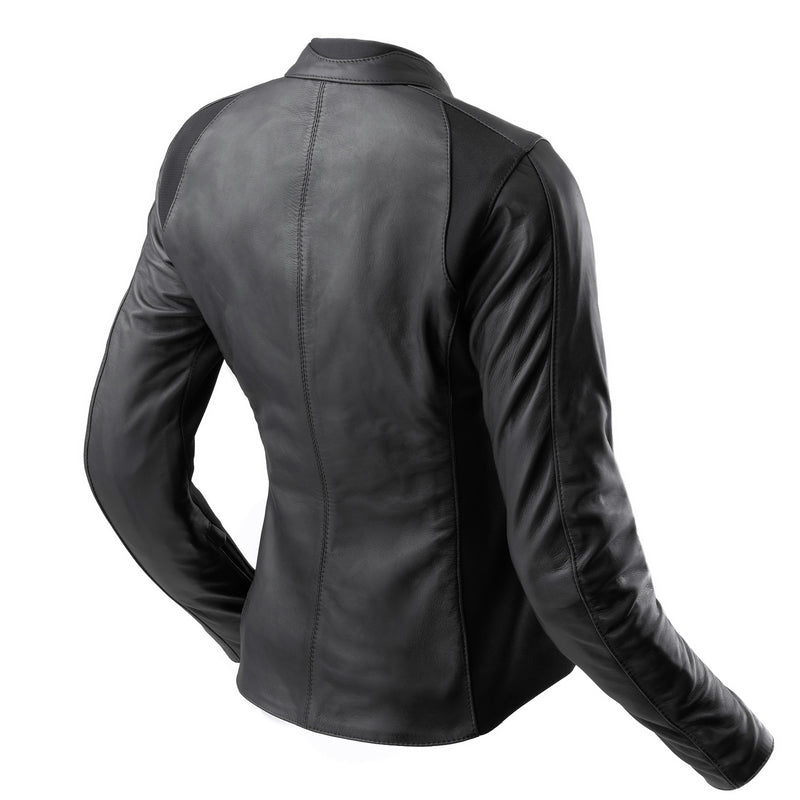 KURTKA MOTOCYKLOWA SKÓRZANA DAMSKA REBELHORN SIENA BLACK WXS