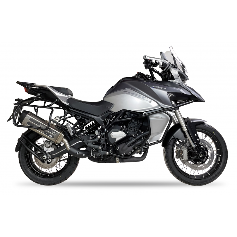 Tłumik IXIL QJ MOTOR SRT 800 typ MXT (waga: 4920g, długość: 540 mm., materiał: Inox AISI304, kolor: Black painted) SLIP ON - MEG