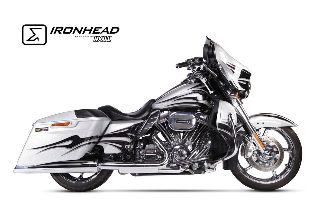 Tłumik IXIL H-D TOURING ROAD KING 2006-2016, typ HC2-1C (waga 4000 Gr., długość 670 mm., materiał Inox AISI304, kolor Bright chr