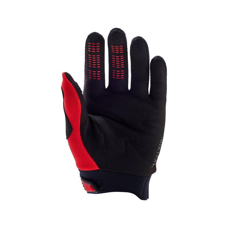 RĘKAWICE MOTOCYKLOWE JUNIOR FOX DIRTPAW FLUO RED