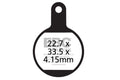 CFA615 - Klocki hamulcowe rowerowe (organiczne) EBC Brakes