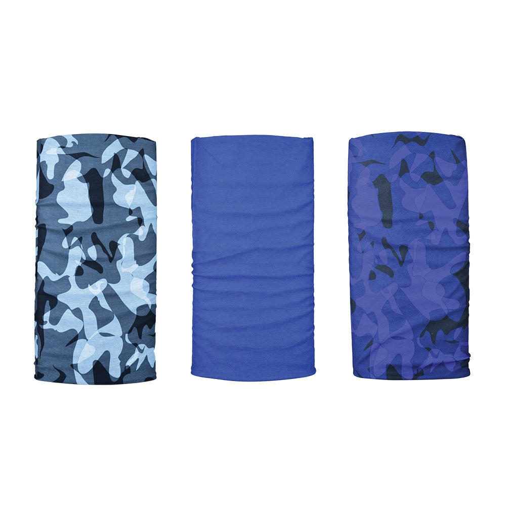 OXFORD KOŁNIERZ WIELOFUNKCYJNY WIATROODPORNY COMFY HAVOC BLUE 3 SZTUKI W OPAKOWANIU KOLOR CAMO/NIEBIESKI – zdjęcie 2