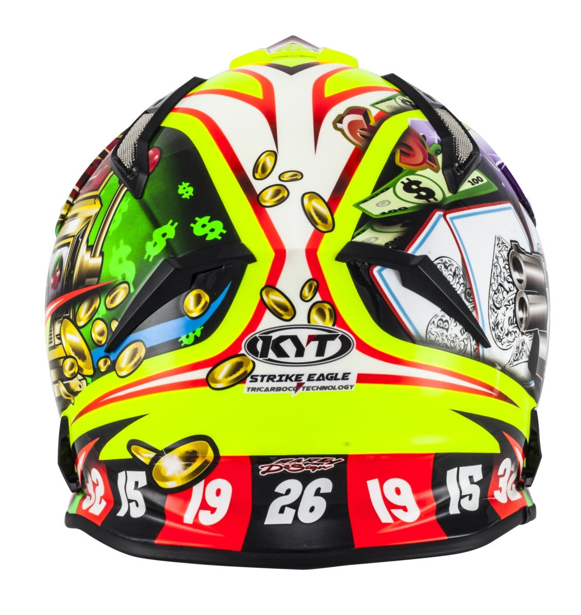 Kask Motocyklowy KYT STRIKE EAGLE ROULETTE – zdjęcie 5