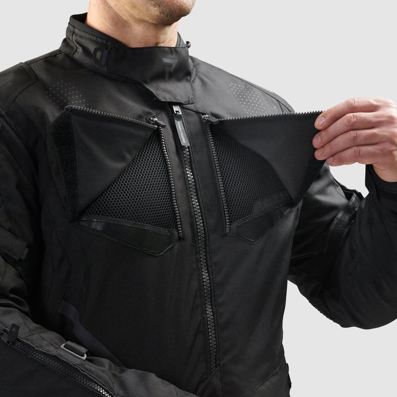 KURTKA MOTOCYKLOWA TEKSTYLNA REBELHORN HIKER 4 BLACK