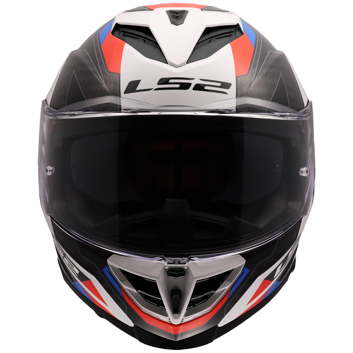 KASK LS2 FF818 STORM III SPORTY WHITE BLUE RED