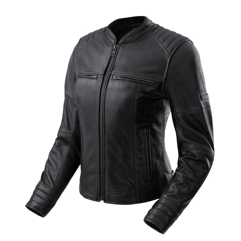 KURTKA MOTOCYKLOWA SKÓRZANA DAMSKA REBELHORN HUNTER 2 BLACK WXS