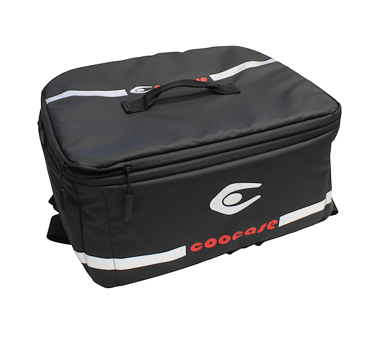 KUFER CENTRALNY ALUMINIOWY COOCASE 55L SREBRNY Z MAPĄ PL + TORBĄ WEWNĘTRZNĄ – zdjęcie 7