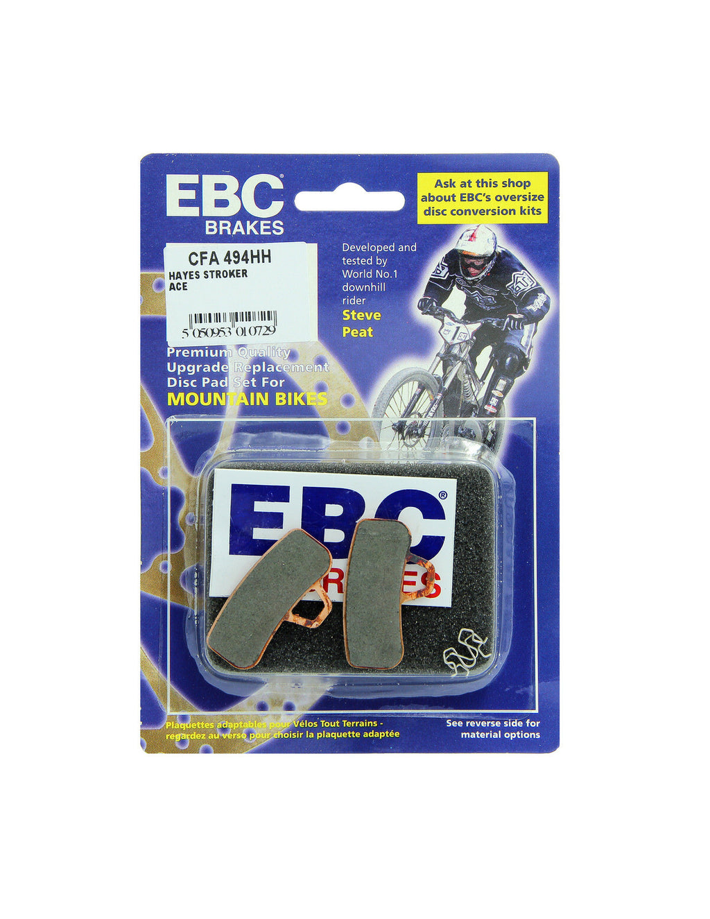 CFA494HH - Klocki hamulcowe rowerowe (spiekane) EBC Brakes