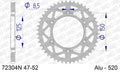 AFAM Zębatka tylna aluminiowa do łańcucha 520 kod 72304N-48