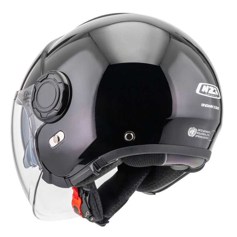 KASK MOTOCYKLOWY NZI RINGWAY 2 DUO BLACK XS