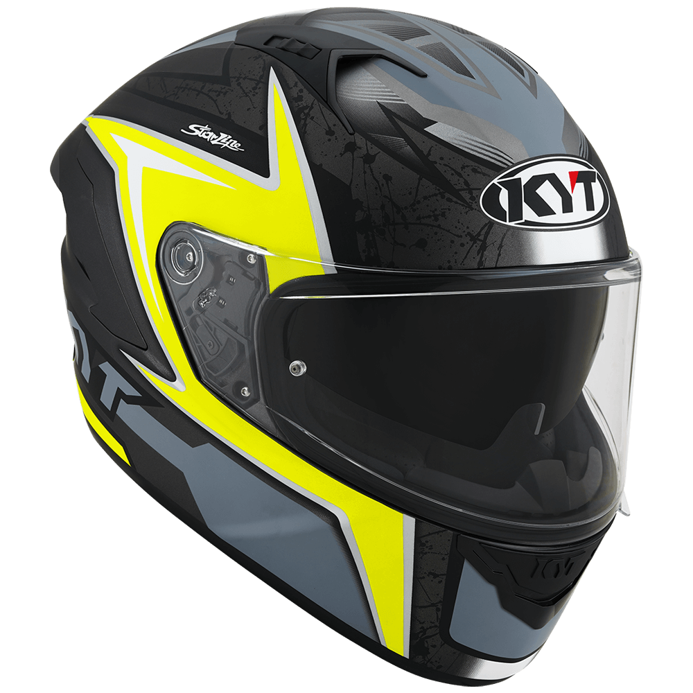 Kask Motocyklowy KYT NF-R MINDSET żółty