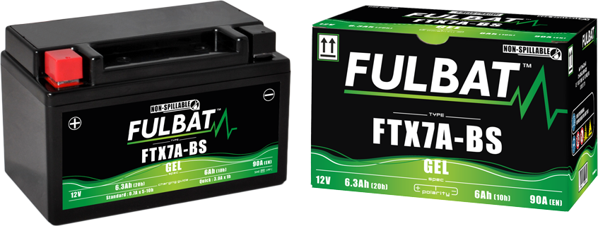 Akumulator FULBAT FUL GEL - FTX7A-BS / YTX7A-BS (Żelowy, bezobsługowy)