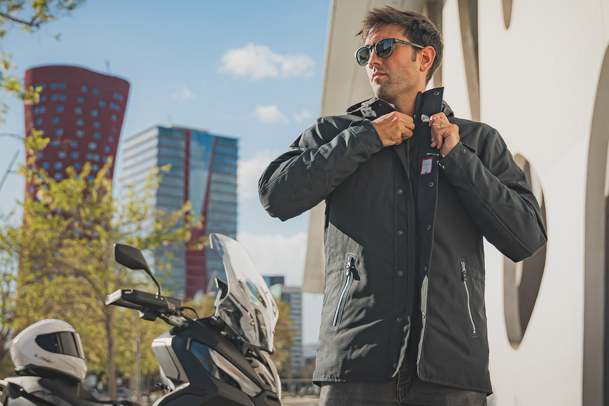 KURTKA LS2 RAMBLA MAN BLUE
