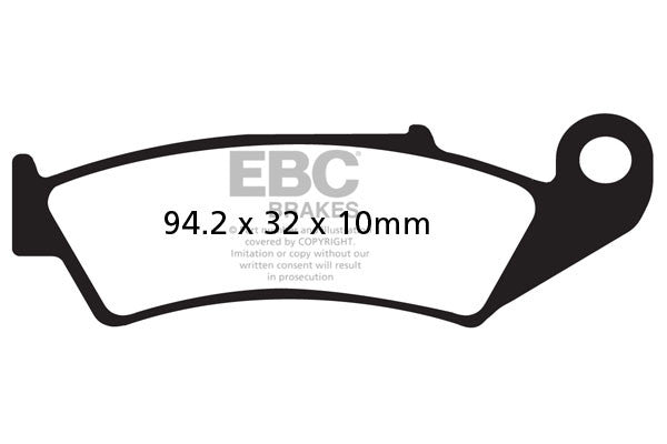 EBC Brakes Klocki hamulcowe EBC FA143 (kpl. na 1 tarcze)