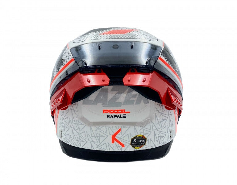 Kask Motocyklowy LAZER RAFALE SR EVO Pixel (kol. Biały - Czarny - Czerwony)
