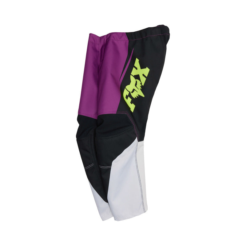 SPODNIE MOTOCYKLOWE JUNIOR KIDS FOX 180 RAID PURPLE LAVA