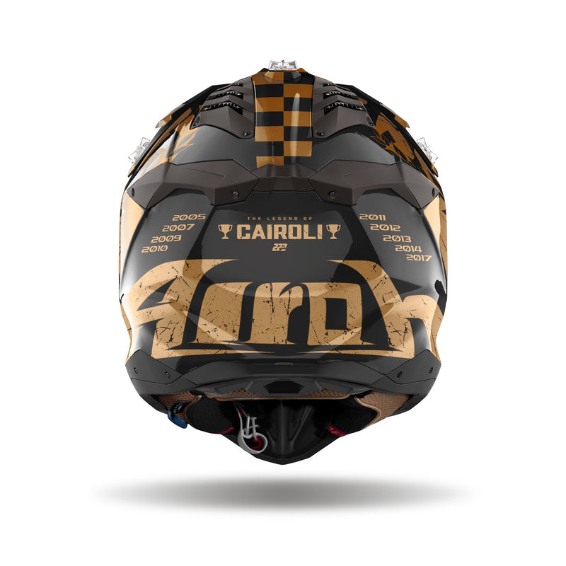 KASK MOTOCYKLOWY AIROH AVIATOR 3 LEGEND CHROME GLOSS