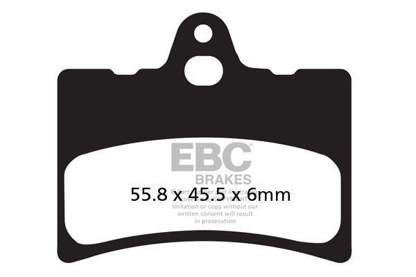 EBC Brakes Klocki hamulcowe EBC FA156 (kpl. na 1 tarcze)