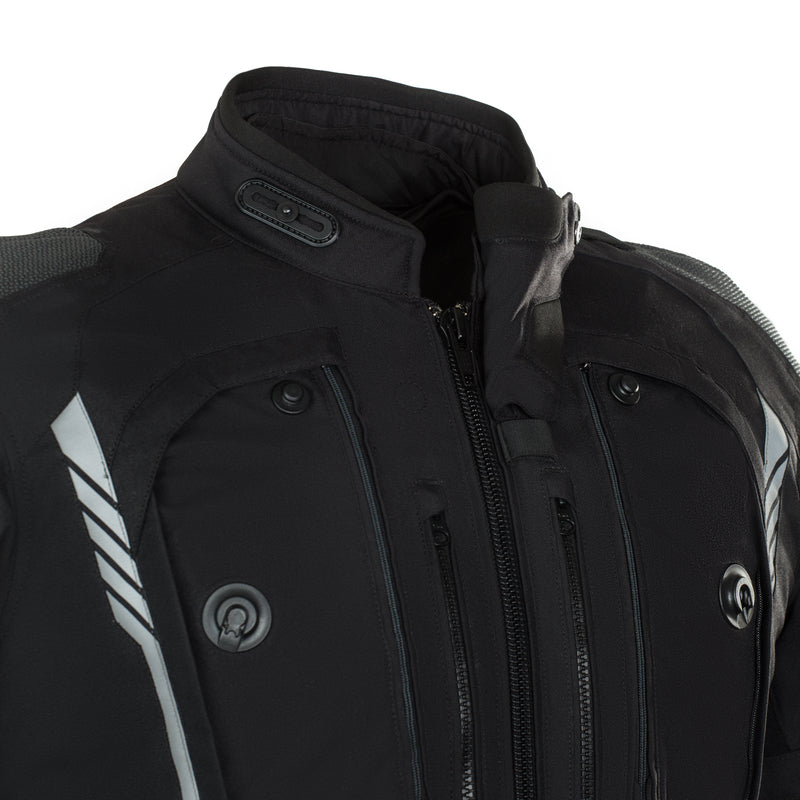 KURTKA MOTOCYKLOWA TEKSTYLNA REBELHORN PATROL BLACK