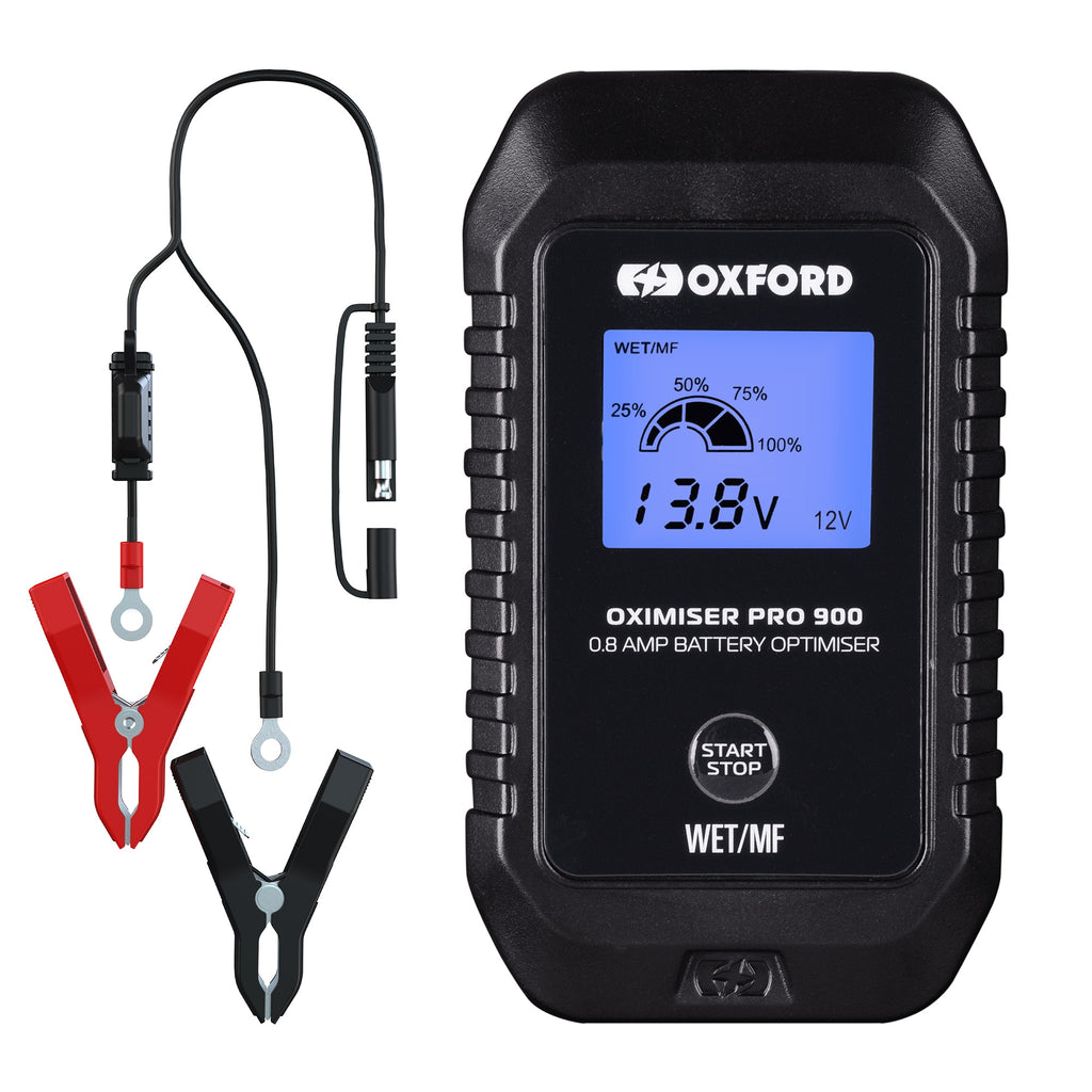 OXFORD ŁADOWARKA DO AKUMULATORÓW MOTOCYKLOWYCH I SAMOCHODOWYCH OXIMISER PRO 900 (EL)