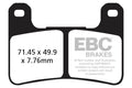 EBC Brakes Klocki hamulcowe EBC GPFAX379HH torowe/profesjonalne (kpl. na 1 tarcze)