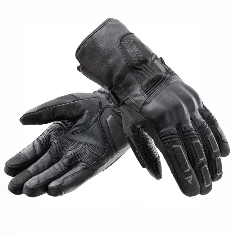 RĘKAWICE MOTOCYKLOWE REBELHORN TRACER WP BLACK