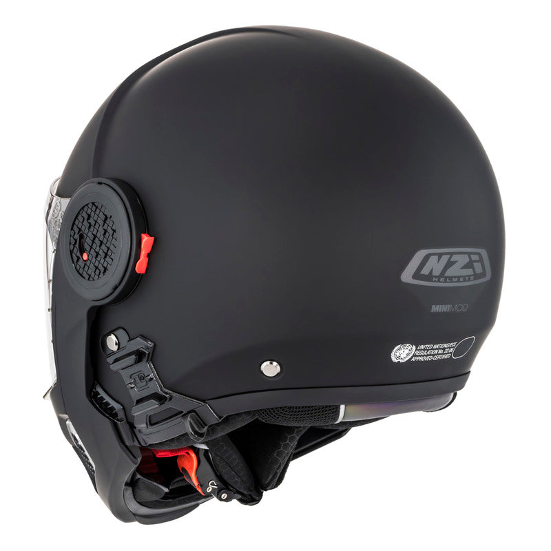 KASK MOTOCYKLOWY NZI MINIMOD DUO MATT BLACK XS