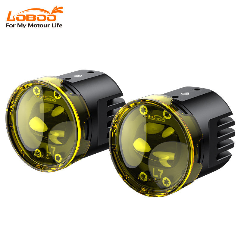 LOBOO L7 lampy LED drogowe i mijania pomocnicze tylko dla VOGE DS525X, 15 000 Lumenów, homologacja, zestaw