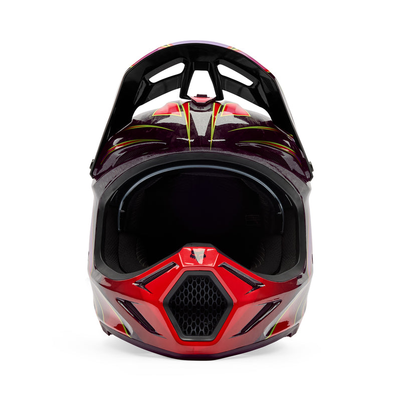 KASK MOTOCYKLOWY FOX V3 RS CANVAS RED