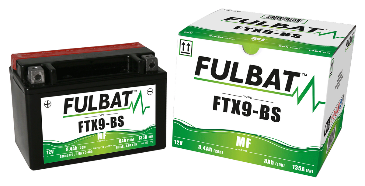 Akumulator FULBAT FUL MF - FTX9-BS / YTX9-BS (suchy, bezobsługowy, kwas w zestawie)
