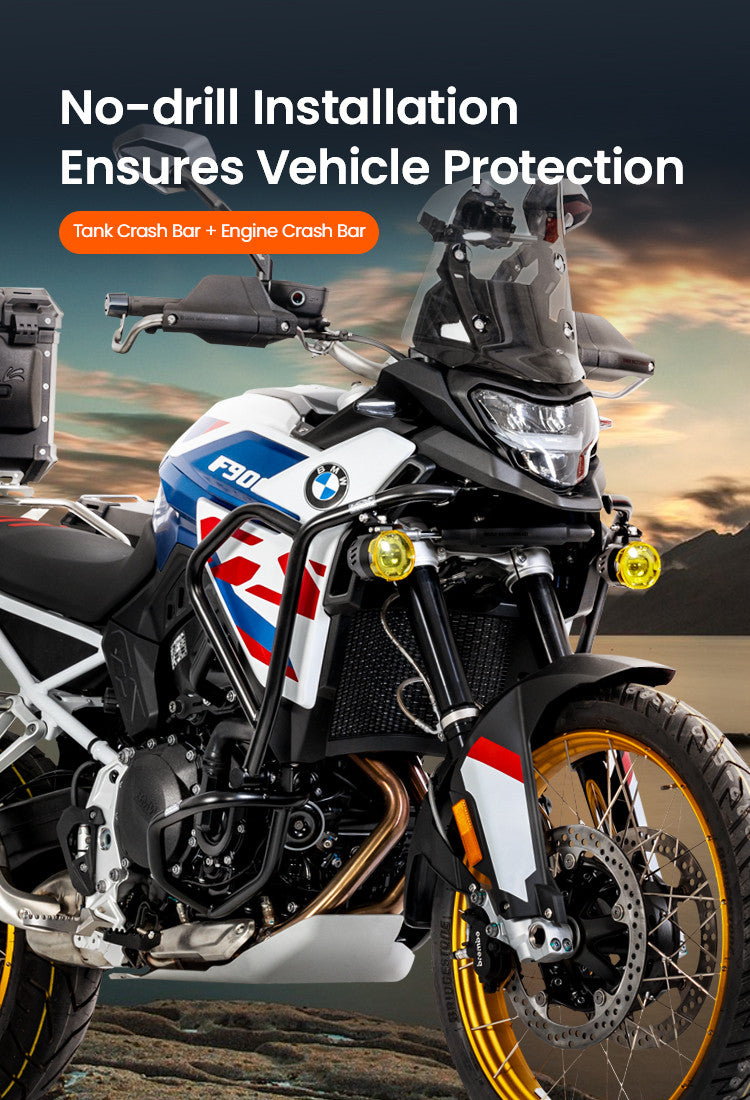 LOBOO Gmole górne do BMW F900GS (2024-) czarne