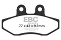 EBC Brakes Klocki hamulcowe EBC SFA393 skuterowe (kpl. na 1 tarcze)