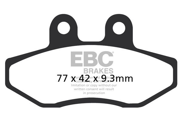 EBC Brakes Klocki hamulcowe EBC SFA393 skuterowe (kpl. na 1 tarcze)