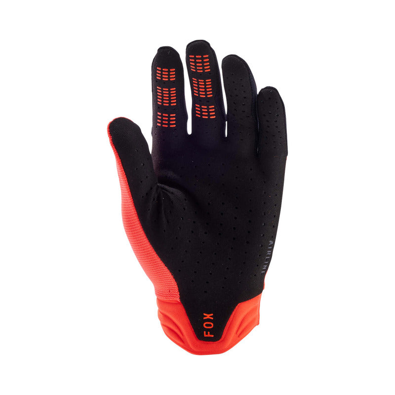 RĘKAWICE MOTOCYKLOWE JUNIOR FOX AIRLINE FLUO ORANGE