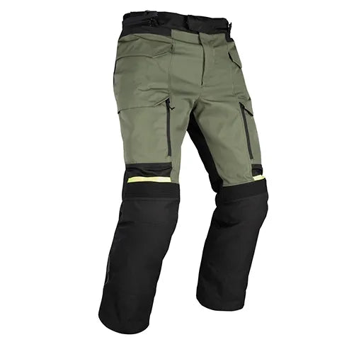 OXFORD PROMOCJA SPODNIE ROCKLAND KOLOR KHAKI/CZARNY/ŻÓŁTY FLUO – zdjęcie 2