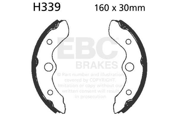 EBC Brakes Szczęki hamulcowe EBC H339 (1 kpl.)