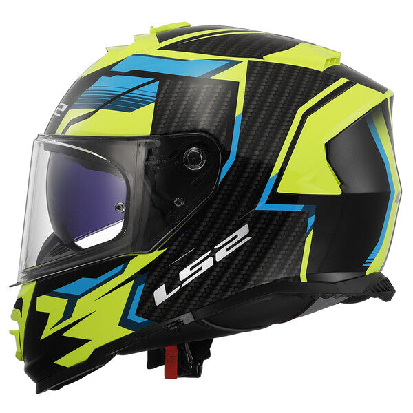 KASK LS2 FF800 STORM II TRACKER BL. H-V YEL-06