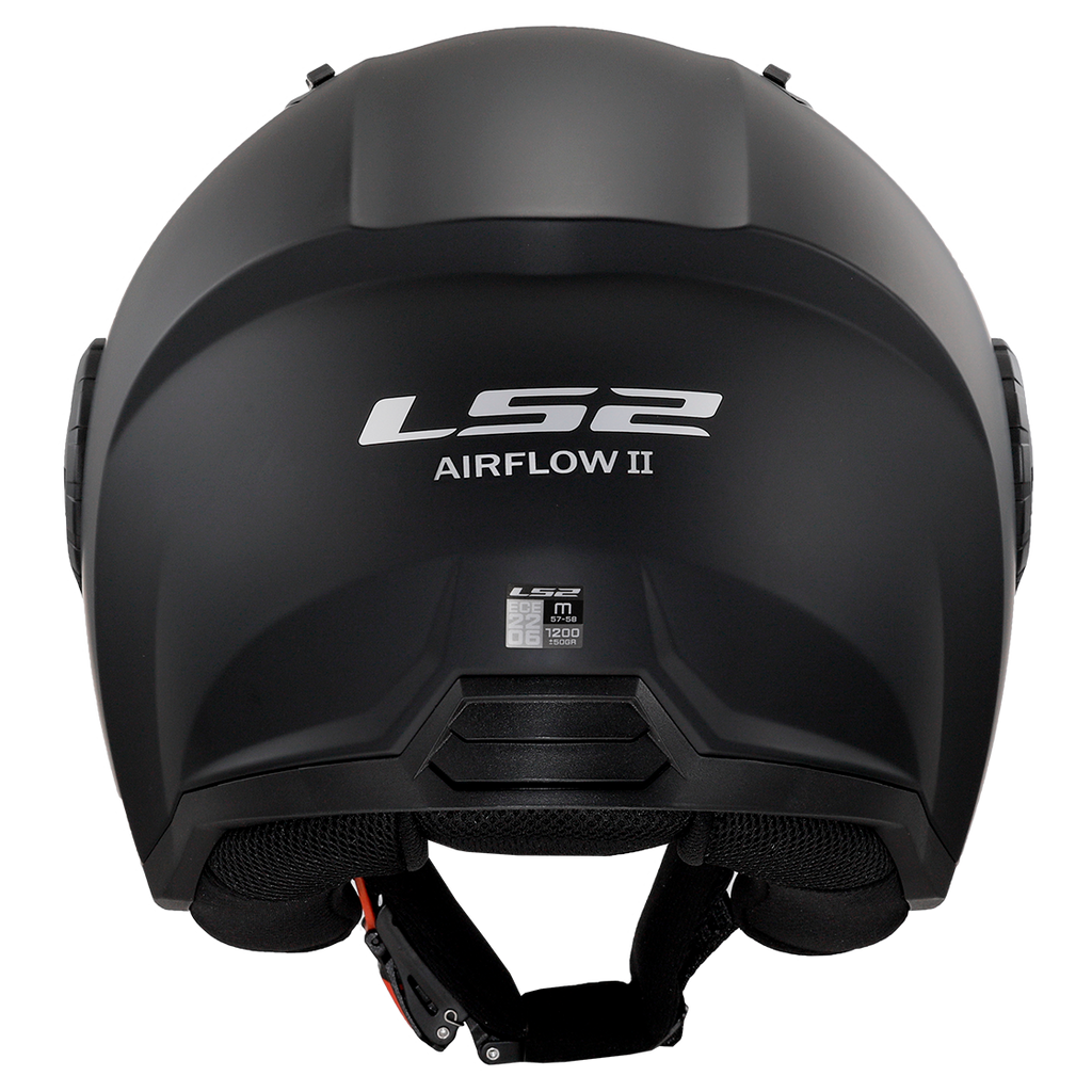 KASK LS2 OF616 AIRFLOW II SOLID MATT BLACK-06