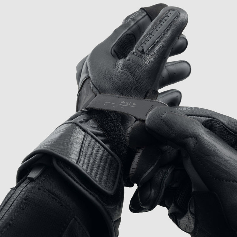 RĘKAWICE MOTOCYKLOWE REBELHORN VIPER BLACK