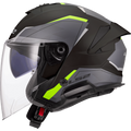 KASK LS2 OF618 VERSO II AIR BLACK H-VIS YELLOW