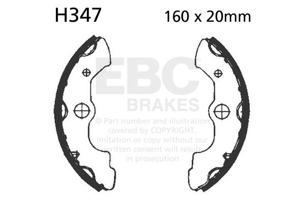 EBC Brakes Szczęki hamulcowe EBC H347 (1 kpl.)