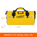 LOBOO Torba motocyklowa PVC żółta 90L (classic)