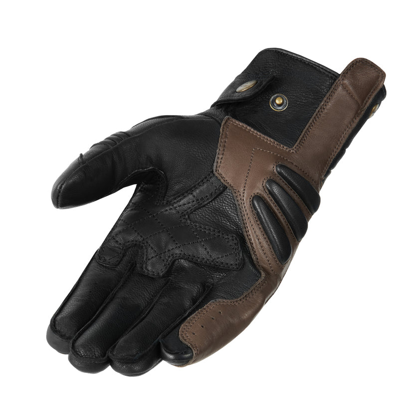 RĘKAWICE MOTOCYKLOWE DAMSKIE REBELHORN HUNTER VINTAGE BROWN WXS