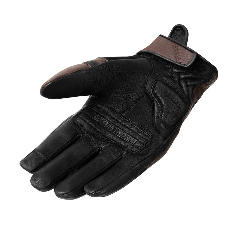 RĘKAWICE MOTOCYKLOWE DAMSKIE REBELHORN THUG 2 BROWN WXS